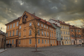 Obraz premium beautiful old streets of Prague.