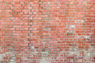 Old and dirty red brick background