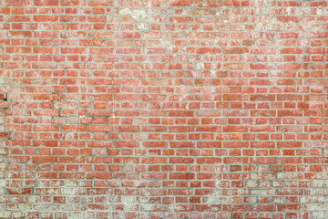 Naklejka premium Old and dirty red brick background