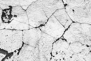 Texture of a concrete wall with cracks and scratches which can be used as a background