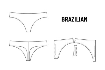 Brazilian panties for woman.