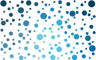 Light BLUE vector  backdrop with dots. Beautiful colored illustration with blurred circles in nature style. Design for your business advert.
