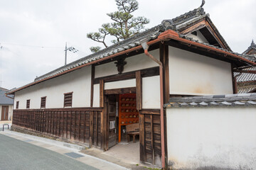 Fototapeta na wymiar Zenmyoshoin Temple (Sanadaan) in Kudoyama, Wakayama, Japan. The temple was originally built in 1741.