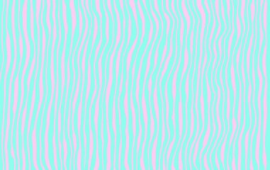 Zebra print, animal skin, tiger stripes, abstract pattern, line background, fabric. Trendy vintage retro. Vector artwork. Amazing hand drawn illustration. Turquoise, blue, pink colors. Poster, banner