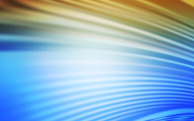 Light Blue, Yellow vector background with wry lines. An elegant bright illustration with gradient. Abstract style for your business design.