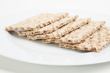 Healthy bread dry biscuit snack