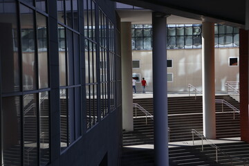 Modern building in the city of Bilbao