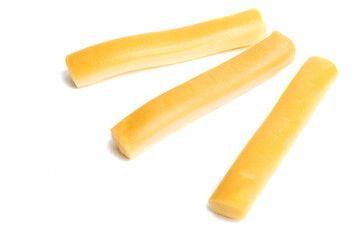 smoked cheese isolated