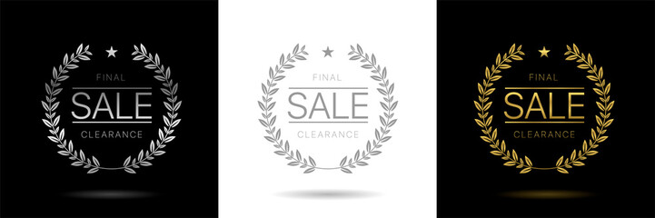 Final sale wreath icons