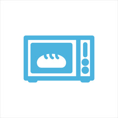 microwave icon flat vector logo design trendy