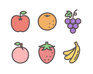 さくらんぼの水彩風イラスト 手描き チェリー 果物 フルーツ かわいい 果実 Wall Mural Yugoro