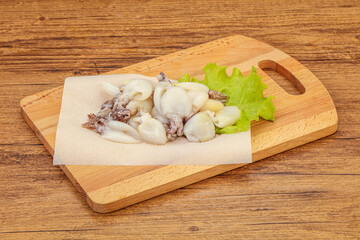 Raw seafood - cuttlefish for cooking