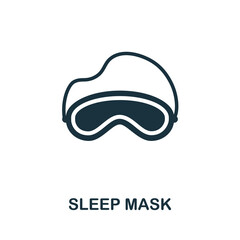 Sleep Mask icon. Simple element from well sleep collection. Creative Sleep Mask icon for web design, templates, infographics and more