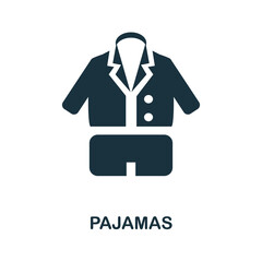 Pajamas icon. Simple element from well sleep collection. Creative Pajamas icon for web design, templates, infographics and more