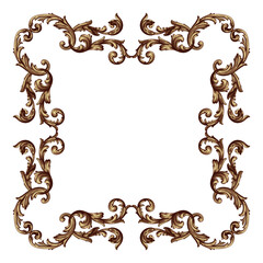 Classical baroque vector of vintage element for design. Decorative design element filigree calligraphy vector. You can use for wedding decoration of greeting card and laser cutting.