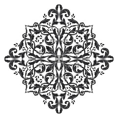 Classical baroque vector of vintage element for design. Decorative design element filigree calligraphy vector. You can use for wedding decoration of greeting card and laser cutting.