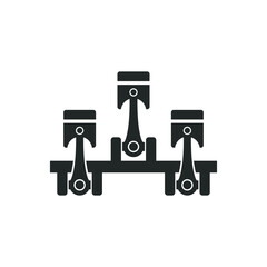 Engine pistons icon