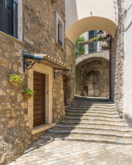 Scenic sight in the village of Castiglione in Teverina, Province of Viterbo, Lazio, Italy.