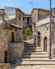 Obraz premium Scenic sight in the village of Castiglione in Teverina, Province of Viterbo, Lazio, Italy.
