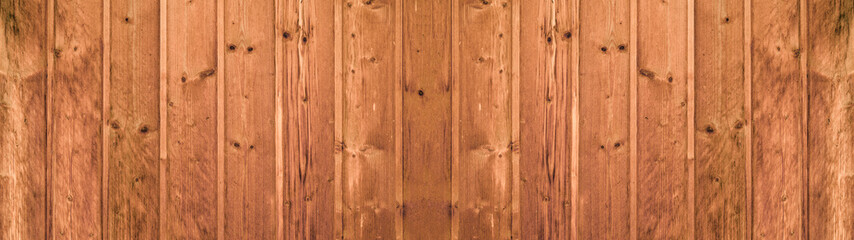 Fototapeta premium old brown rustic dark wooden texture - wood background panorama long banner