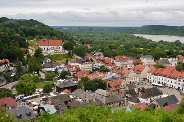 Kazimierz Dolny - panorama miasta z Góry Trzech Krzyży