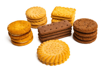 tasty cookies isolated