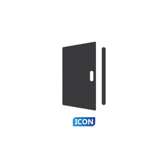 Door icon vector illustration