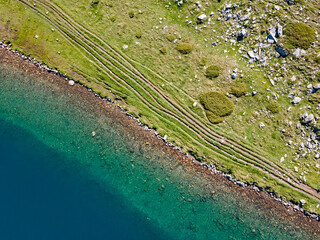 The Kidney lake at The Seven Rila Lakes, Bulgaria