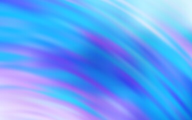 Light BLUE vector template with curved lines. Colorful illustration in abstract style with gradient. Abstract style for your business design.