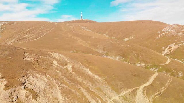 Aerial view of Costila communications tower