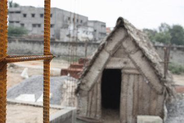 landscape filled with construction