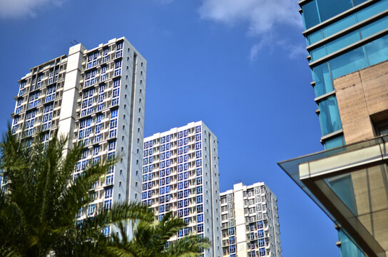 Modern apartment building in Jakarta