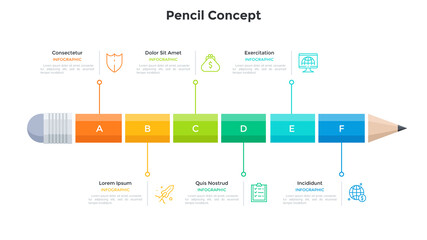 Flat Infographic Vector Template