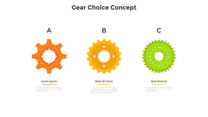 Flat Infographic Vector Template