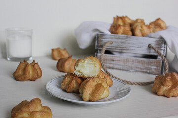 choux pastry on a photophone