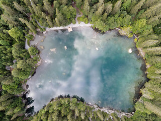 Le Lac vert, Passy, Haute-Savoie, France