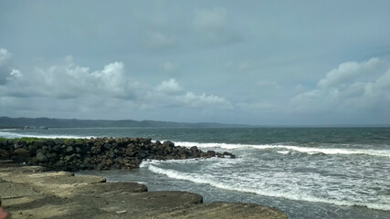 Beautiful views of the coast and rocks