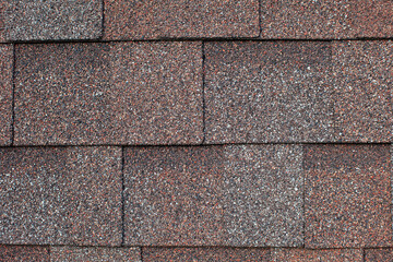 Fototapeta premium Roof tiles brown grey red multicoloured texture close up