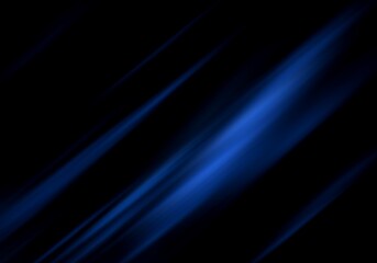 Dark blue abstract background rays of colorful light gradient motion blurred. use for empty studio room backdrop wallpaper showcase or product your. copy space for text