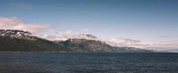 view of the mountains