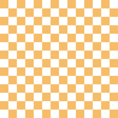 市松模様　オレンジ　M　5