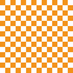市松模様　オレンジ　M　3