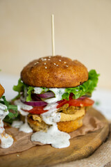 vegetarian burger