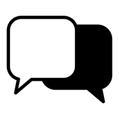 Naklejka premium Chat icon