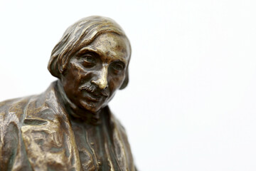 Fototapeta na wymiar Statue of Russian writer Nikolai Gogol