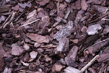 structure - chopped bark