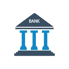 Bank finance icon
