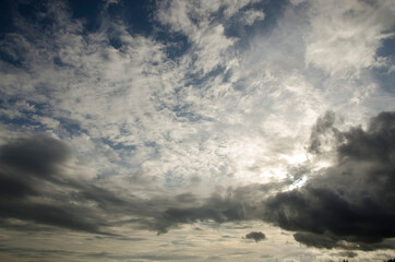 clouds in the sky