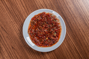 appetizer of national Gaziantep cuisine