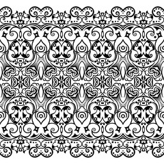 Vector ethnic nature ornamental background